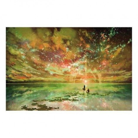 2019 Traum Fantastic Nachthimmel 5D Mozaïek Diamond Painting /Diamant Malerei Set VM1165