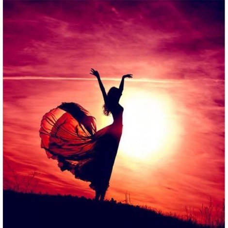 Rote Traum Tänzer 5d Diamond Painting /Diamant Malerei Set NA0938