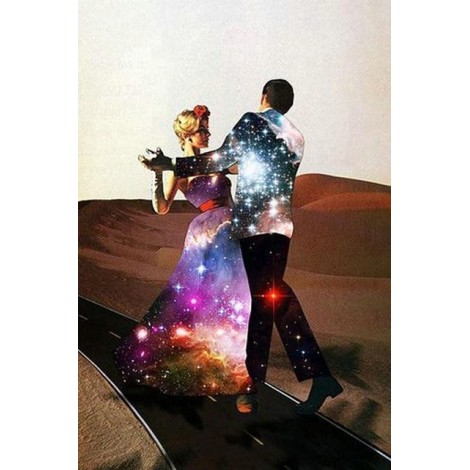 Besondere Vol Eckig Strasssteine Tänzer 5d Diamond Painting /Diamant Malerei Set NA0931