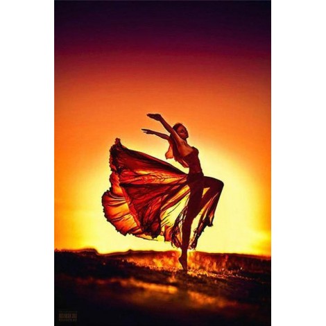 Traum Vol Eckig Strasssteine Tänzer 5d Kreuzstich Diamond Painting /Diamant Malerei Set NA0932