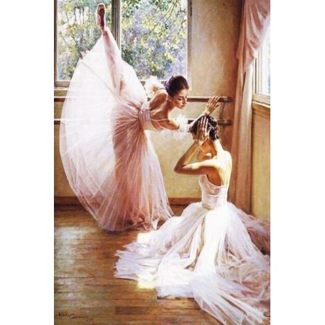 Schlussverkauf Tänzer Mädchen 5d Diamond Painting /Diamant Malerei Set NA0955