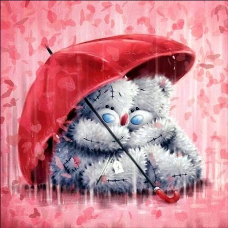 2019 Neuankömmling Schlussverkauf Schattig Teddy Bär Diamond Painting /Diamant Malerei Set VM29925