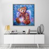 Bedazzled Liefdely Karikatur Bär Diamond Painting /Diamant Malerei Set AF9700