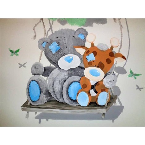 2019 Neuankömmling Schlussverkauf Schattig Bär Gift 5d Diamond Painting /Diamant Malerei Set VM97604