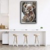Bestees Geburtstagsgeschenk Karikatur Liefdely Teddy Bärs Diamond Painting /Diamant Malerei Set Af9706
