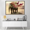 Versieren Moderne Kunststile Elefant 5d Diamond Painting /Diamant Malerei Set QB5395