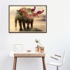 Versieren Moderne Kunststile Elefant 5d Diamond Painting /Diamant Malerei Set QB5395