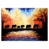 Versieren Ölgemälde Stile Elefant 5d Diamond Painting /Diamant Malerei Set QB5384