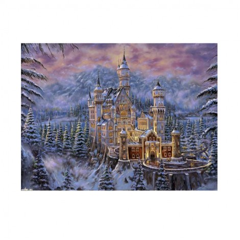 Neuankömmling Ölgemälde Stile Schloss 5d Diamond Painting /Diamant Malerei Set QB5361