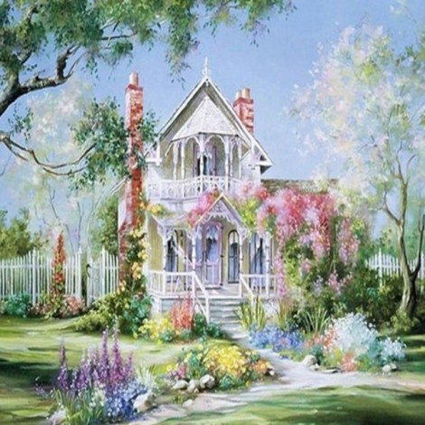 2019 Neuankömmling Schlussverkauf Hütte Bilder 5d Diamond Painting /Diamant Malerei Set VM09117