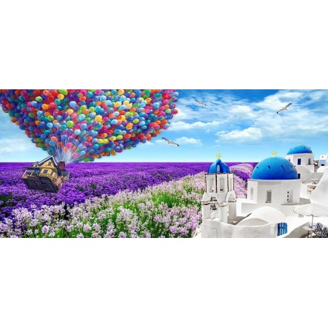 Große Größe Schloss 5D Diamond Painting /Diamant Malerei Set NA0022