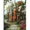 Ölgemälde Stile Landschap Schloss 5D Diamond Painting /Diamant Malerei Set NA0029