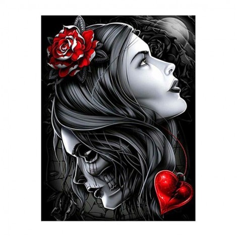 Bestees Moderne Kunststile Porträt 5d Vol Diamond Painting /Diamant Malerei Set QB5915