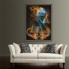Billig Moderne Kunststile Schädel 5d Diamond Painting /Diamant Malerei Set VM8752