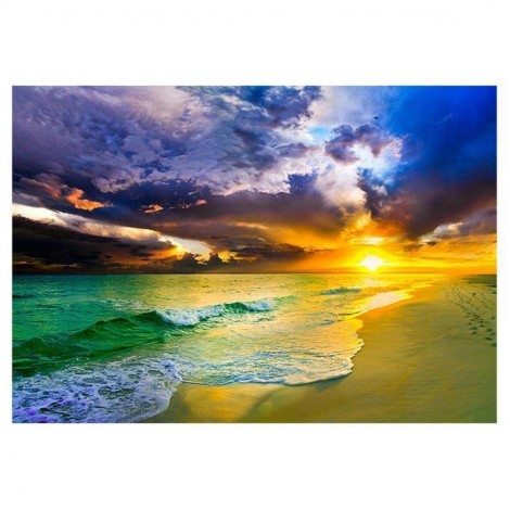 2019 Neuankömmling Schlussverkauf Strand Zomer Diamond Painting /Diamant Malerei Stickerei AF9023