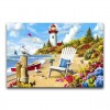 Ölgemälde Stile Zomer Strand 5D Kreuzstich Diamond Painting /Diamant Malerei Set NA0874
