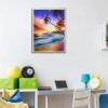 2019 Neuankömmling Traum Landschap Strand Baum 5d Diamond Painting /Diamant Malerei Set VM9650