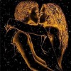 Schlussverkauf Besondere Minnaar Kiss In Nacht Patroon 5d Diamond Painting /Diamant Malerei Set VM9904