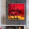 World In Glass Serie Rote Diamond Painting /Diamant Malerei Set Af9730
