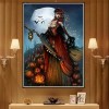 Karikatur Halloween Witch Kreuzstich 5d Stitch Diamond Painting /Diamant Malerei Set QB8133