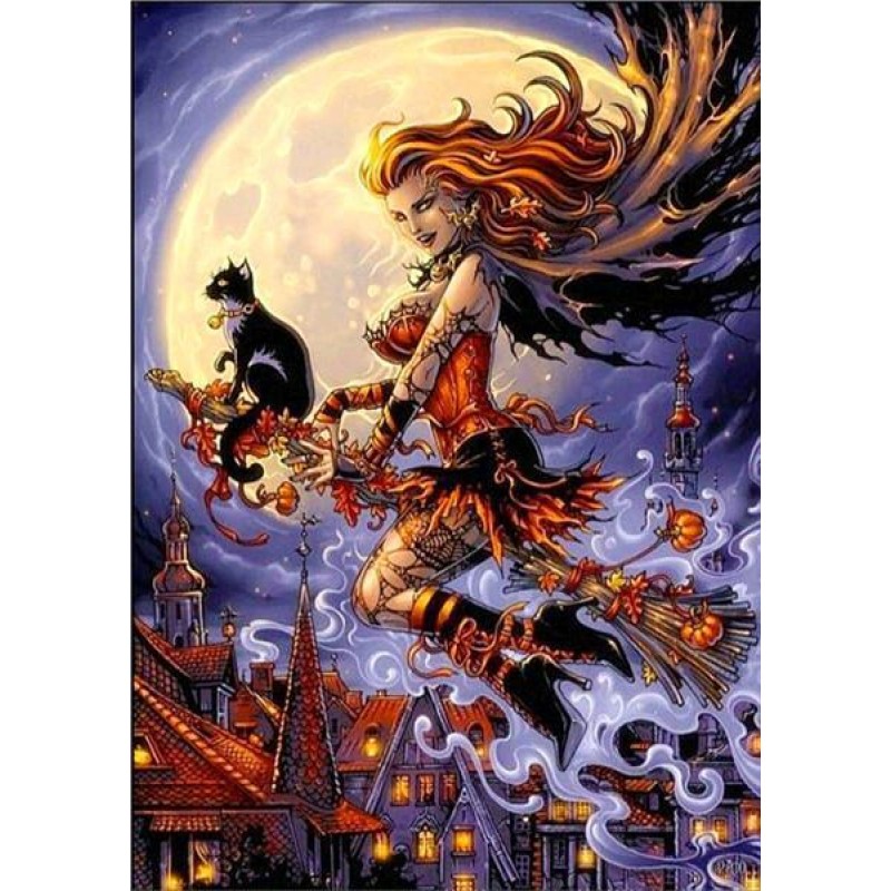 2019 Karikatur Witch...