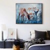 Winter Fantasie Hirsch Diamond Painting /Diamant Malerei Set Voor Kinderen AF9143