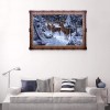 Winter Sneeuw Houts Hirsch Diamond Painting /Diamant Malerei Set AF9130