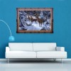 Winter Sneeuw Houts Hirsch Diamond Painting /Diamant Malerei Set AF9130