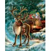 2019 Traum Weihnachtstier Hirsch 5d Diamond Painting /Diamant Malerei Set VM8933