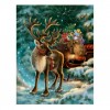 2019 Traum Weihnachtstier Hirsch 5d Diamond Painting /Diamant Malerei Set VM8933