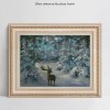 2019 Winter Traum Wald Hirsch Patroon 5d Diamond Painting /Diamant Malerei Set VM8104