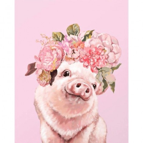 Waterverfrijk Schwein 5D Kreuzstich Diamond Painting /Diamant Malerei Set NA00319