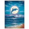 Neuankömmling Traum Delphin 5d Diamond Painting /Diamant Malerei Set QB6529