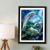 Neuankömmling Fantasie Traum Delphin 5d Diamond Painting /Diamant Malerei Set QB6511