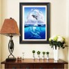 2019 Traum Delphin 5d Eckig Strasssteine Diamond Painting /Diamant Malerei Set VM7347