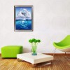 2019 Traum Delphin 5d Eckig Strasssteine Diamond Painting /Diamant Malerei Set VM7347