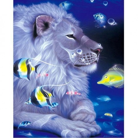 2019 Traum Stoer Löwe Tiere 5d Diamond Painting /Diamant Malerei Set VM8275