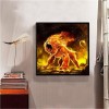 Billig Traum Löwe Patroon 5d Vol Diamond Painting /Diamant Malerei Set QB5857