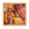 Billig Ölgemälde Stile Löwe Patroon 5d Vol Diamond Painting /Diamant Malerei Set QB5872