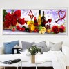 Große Größe 2019 Neuankömmling Kleurrijk Wine Rosen 5d Diamond Painting /Diamant Malerei Set VM1199