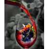 2019 Traum Moderne Kunststile Rote Wine 5d Diamond Painting /Diamant Malerei Set VM09212