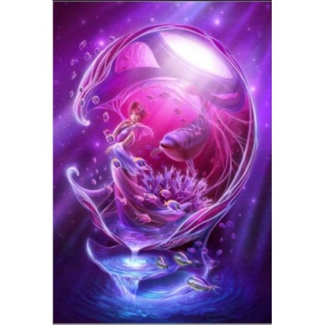 Bedazzled Traum Karikatur Prinses Fantasie 5d Diamond Painting /Diamant Malerei Set VM9850