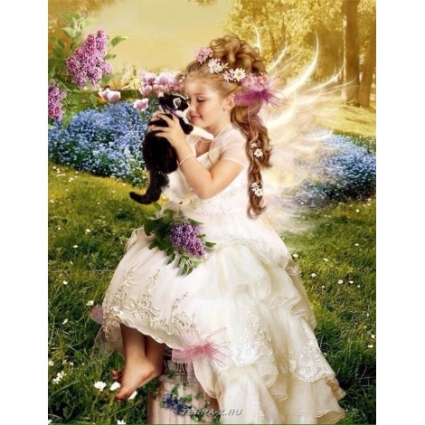 2019 Schlussverkauf Engel Coulissen 5d Diamond Painting /Diamant Malerei Set VM9233