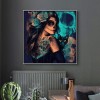 Schlussverkauf Besondere Katze En Skelet 5d Diamond Painting /Diamant Malerei Set VM7047