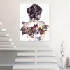 2019 Besondere Mädchen Und Schmetterling Diamond Painting Kreuzstich 5D Set VM4081