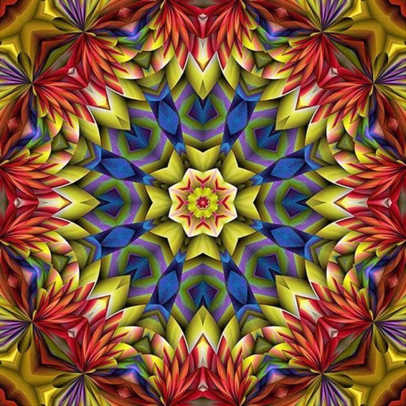 Abstrakt Mandala Pat...