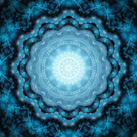 Moderne Kunststile Canvas Painting Abstrakt Mandala Patroon 5d Diamond Painting /Diamant Malerei Set VM8648