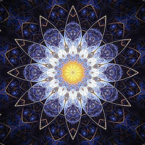 Abstrakt Mandala Patroon Besondere Neuankömmling Arriva 5d Diamond Painting /Diamant Malerei Set VM9591