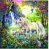 2019 Neuankömmling Fantasie Kindergeschenk Einhorn 5d Diamond Painting /Diamant Malerei Set VM7612