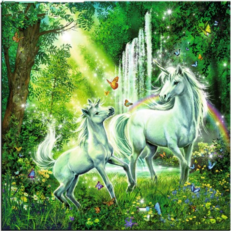 2019 Traum Muur Einhorn 5d Diamond Painting /Diamant Malerei Set VM7618